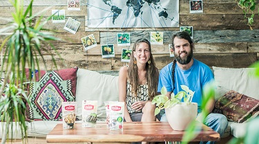 Marie-Josée Richer and Alon Farber, owners of PRANA Biovegan 