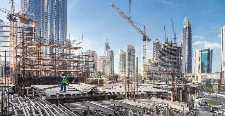 Image showing construction of a new building 