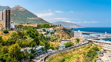 Seaside boulevard in Oran, a major city in Algeria
