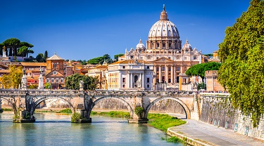 Saint Peter Basilica in Rome, Italy