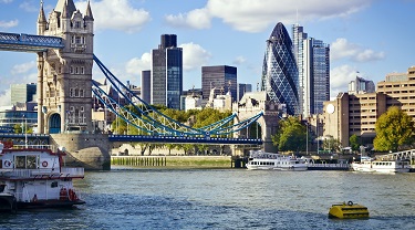 Tower Bridge in London, England