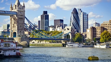 Tower Bridge in London, England