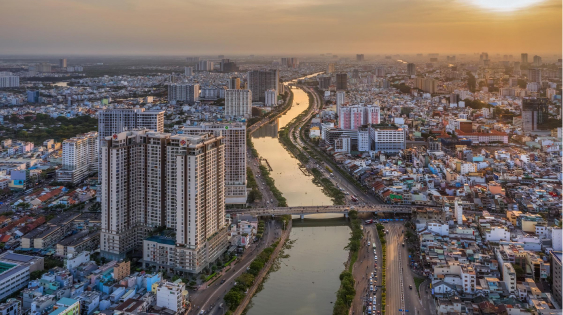 City in vietnam