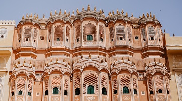 Monastery built into a mountain in India