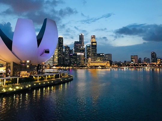 Singapour en nuit