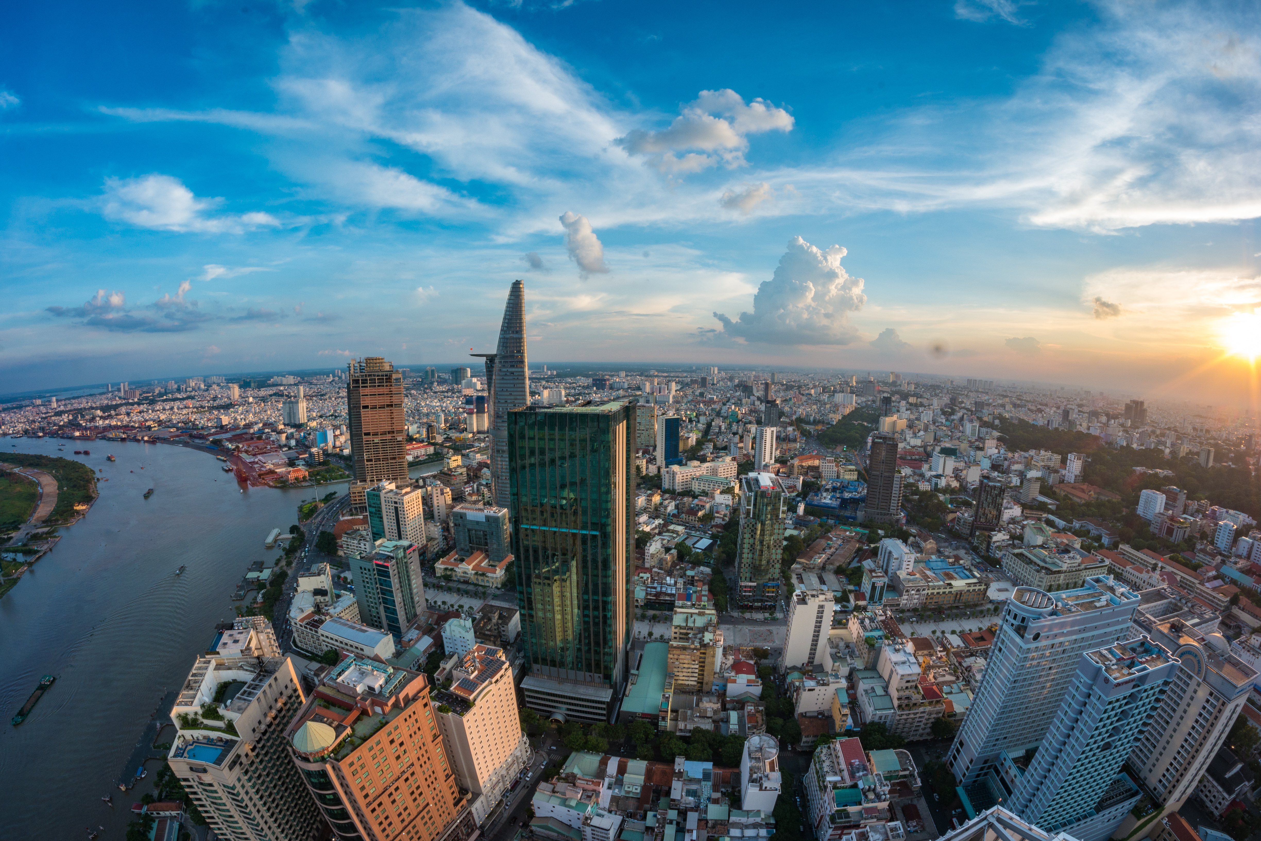 Skyline Ho Chi Minh City, Vietnam