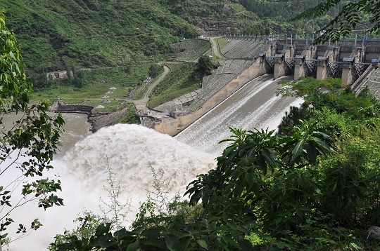 Hydroelectric power station in India