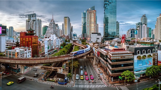 Bangkok Thailand city scape