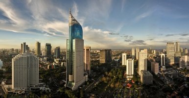 Jakarta’s modern skyline
