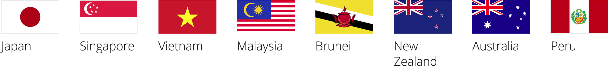  Flag - The Comprehensive and Progressive Agreement for Trans-Pacific Partnership