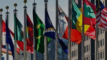 Flags of many different nations show there are varying risks depending on where you are selling your goods and services