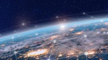 The earth with many points of entry, just as there are many ways to enter a new market, from direct exporting to partnerships.