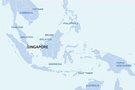 Map of Singapore