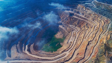 open pit mine