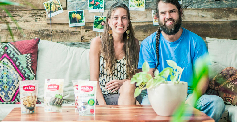 Marie-Josée Richer and Alon Farber, owners of PRANA Biovegan