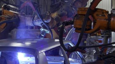 Automated assembly line shows innovation at work.