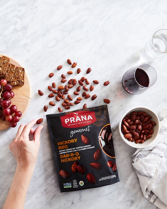 PRANA Biovegan snacks include hemp and chia seeds.