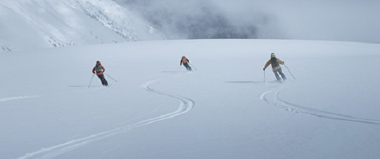 Backcountry skiing