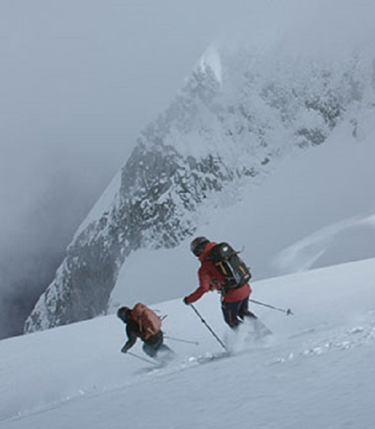 Backcountry skiing