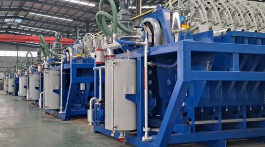 CEC’s ceramic disk filtration system.