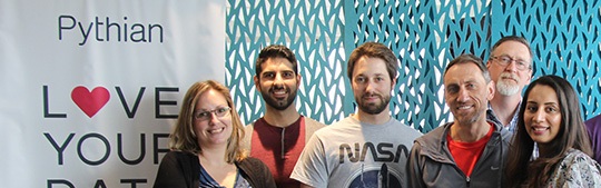 Group of employees at Pythian, where executives have always put people at the centre of their international expansion.