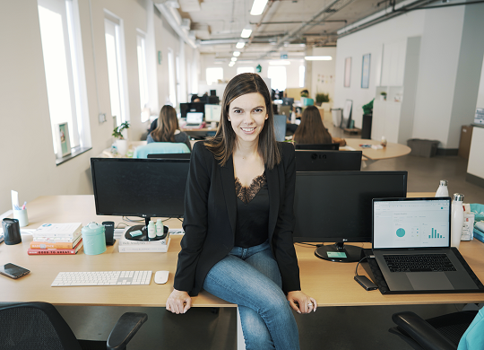 Photo Marie Chevrier, founder and CEO of Sampler