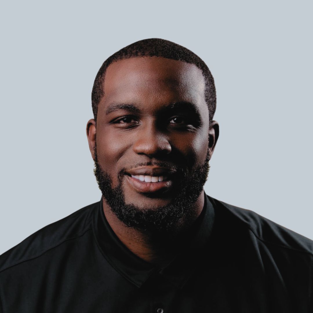 Image of black entrepreneur and CEO of biotech firm, Akeem Gardner