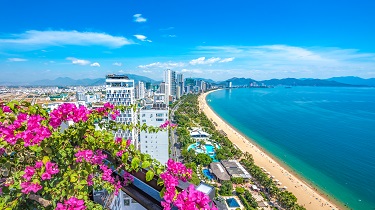 Littoral tropical au Vietnam