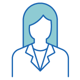 Icône représentant une femme