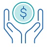 Icon for amount donated