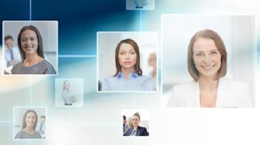 There are many people connected together when trying to find customers, distributors and international partners