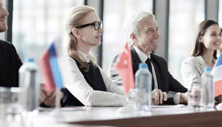 A table of RBC executives discuss export strategy.