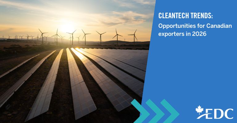Cleantech trends 2026: Global opportunities | EDC