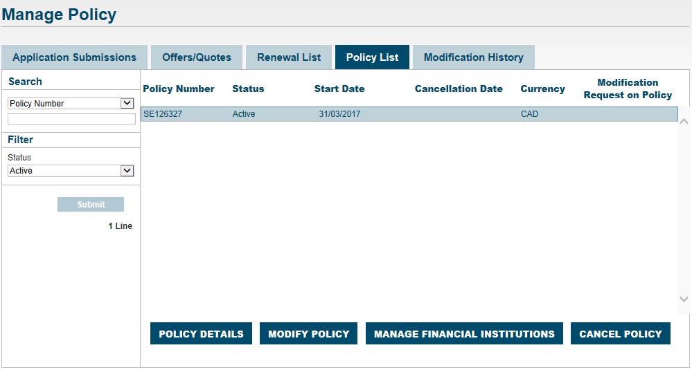 How to make changes to your policy 1