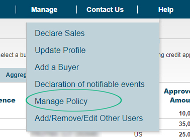 manage policy