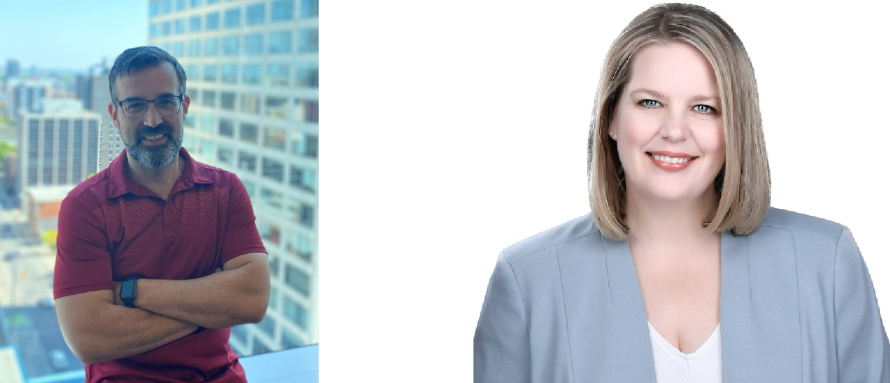 Michael Reid, senior financing manager, Export Development Canada and Karen Hennessey, partner, Gowling WLG