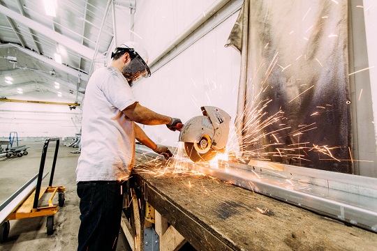 Steel worker